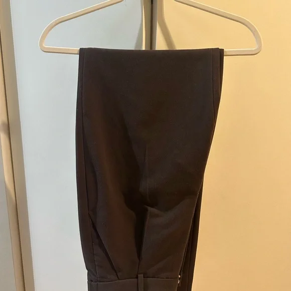 Abercrombie & Fitch Dark Brown Straight Leg Pant 27L - Picture 4 of 6